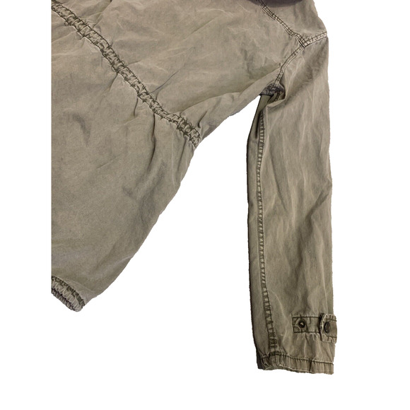 Aritzia Talula Jacket Womens Small Khaki Hooded Military Utility Cargo Coat - Picture 8 of 16